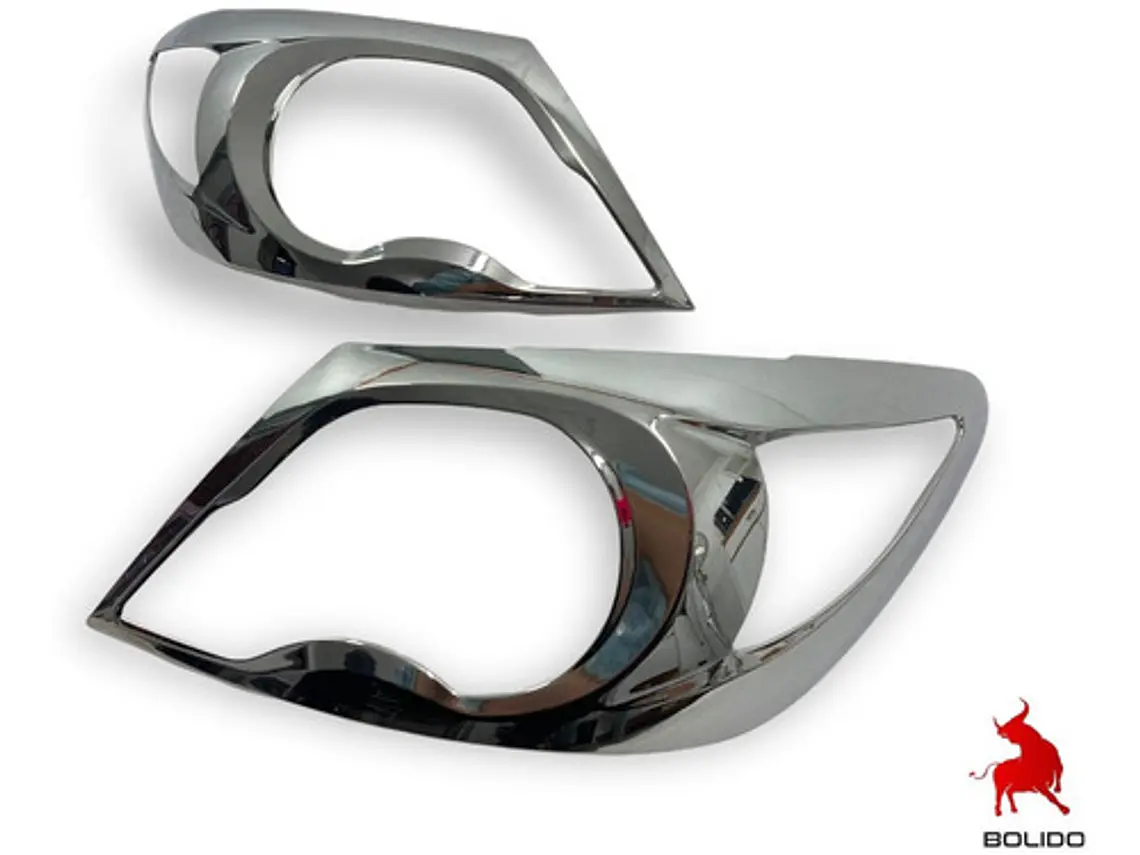 Biseles Cromados Focos Delanteros Toyota Hilux Kun 2006-11 2