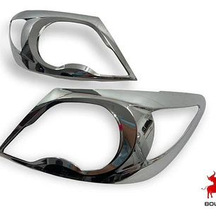 Biseles Cromados Focos Delanteros Toyota Hilux Kun 2006-11