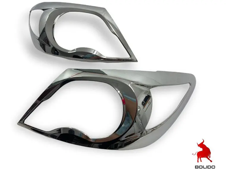 Biseles Cromados Focos Delanteros Toyota Hilux Kun 2006-11 2