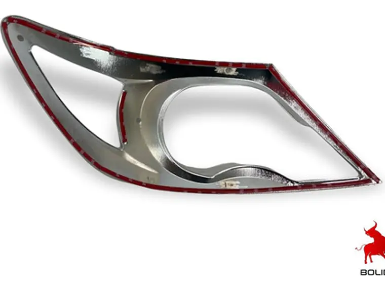 Biseles Cromados Focos Delanteros Toyota Hilux Kun 2006-11 3