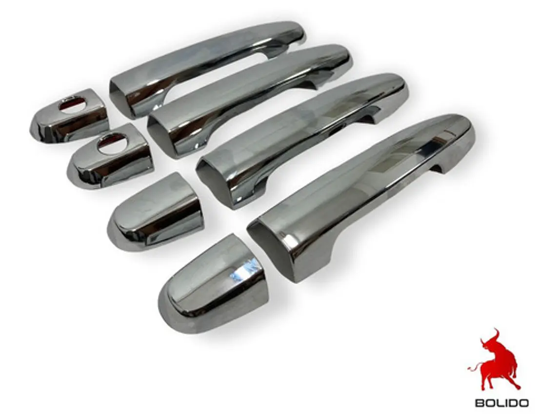 Set 4 Cubre Manillas Cromadas Toyota Hilux Vigo 2012 - 2016  3