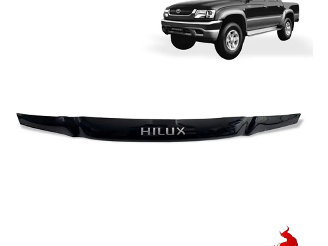 Deflector De Capot Negro Toyota Hilux 2002- 2005 1