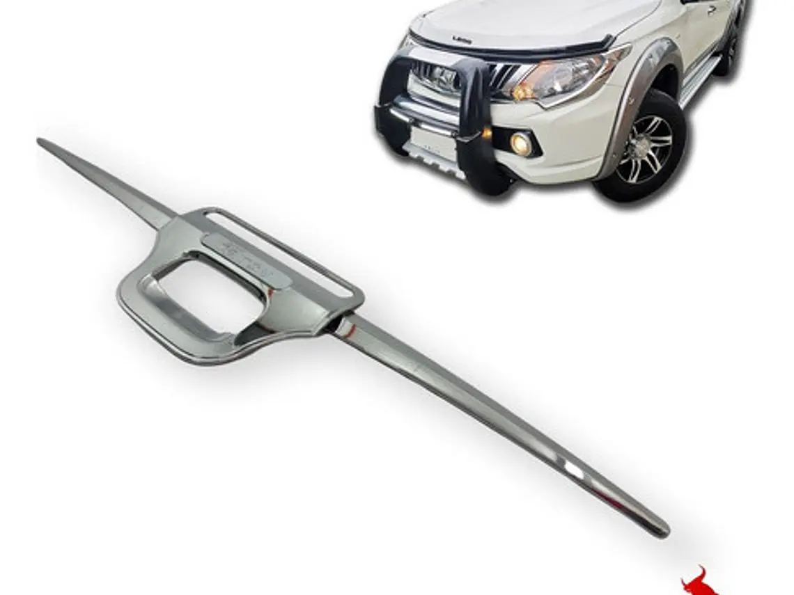 Bisel Cromado Manilla Portalon Mitsubishi L200 2016-19  1