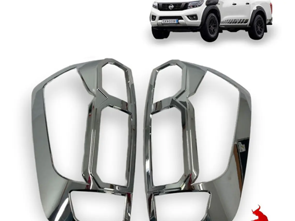Biseles Cromados Focos Traseros Nissan Np300 2016-2020 1