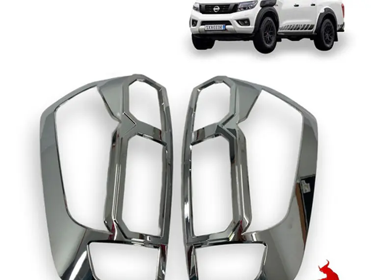 Biseles Cromados Focos Traseros Nissan Np300 2016-2020 1