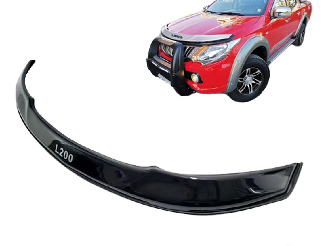 Deflector De Capot Mitsubishi New L200 Negro 2016 -2018 1