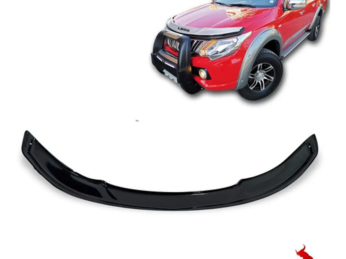 Deflector De Capot Mitsubishi New L200 Negro 2016 -2018 3