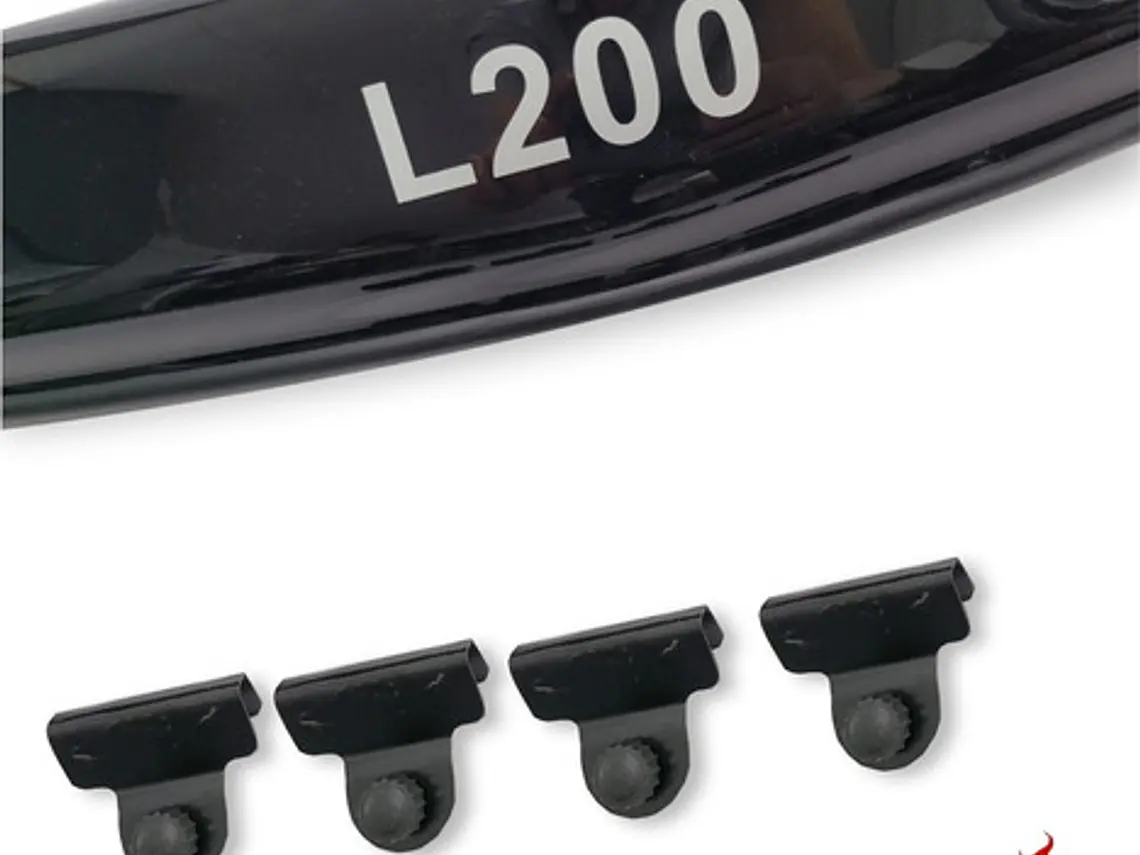Deflector De Capot Mitsubishi New L200 Negro 2016 -2018 5