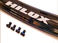 Deflector Capot Negro Con Logo Toyota Hilux Rocco  2020-2022 - Miniatura 3
