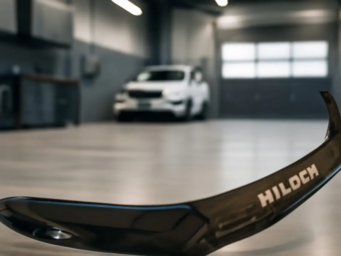 Deflector Capot Negro Con Logo Toyota Hilux Rocco  2020-2022 8