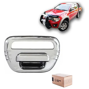 Bisel Cromado Manilla Portalon Mitsubishi L200 2007-2015