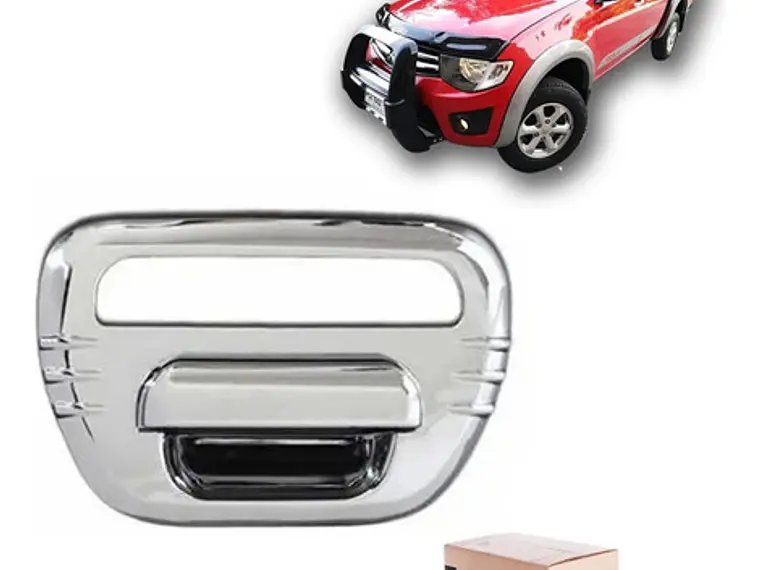 Bisel Cromado Manilla Portalon Mitsubishi L200 2007-2015 1