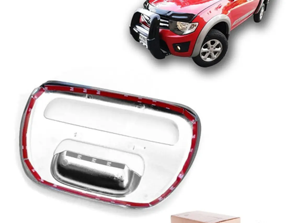 Bisel Cromado Manilla Portalon Mitsubishi L200 2007-2015 7