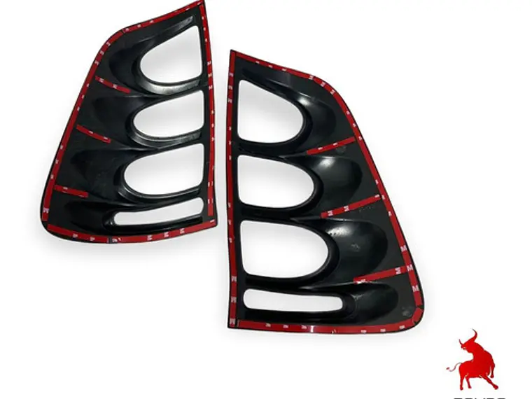 Biseles Negros Focos Traseros Toyota Hilux  2006-2011 4
