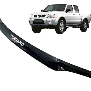Deflector De Capot Negro Con Logo Nissan Terrano 2007 - 2014