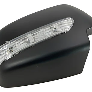 Cubre Espejo Negro  Con Luz Led Mitsubishi L200  2008-15