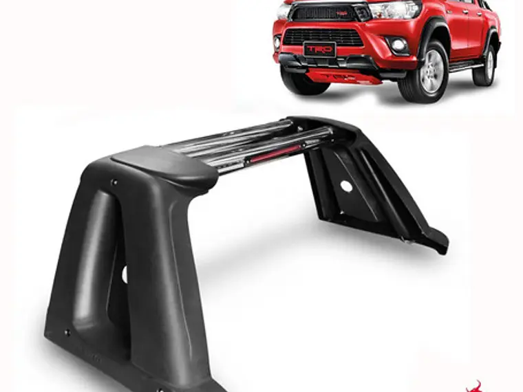 Barra Antivuelco Acero Y Plastico Toyota Hilux Revo 2016 + 1