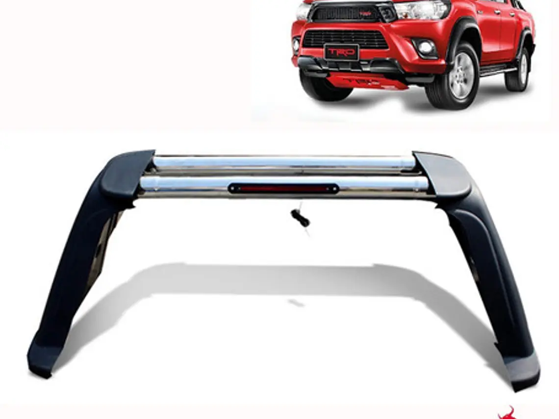 Barra Antivuelco Acero Y Plastico Toyota Hilux Revo 2016 + 3
