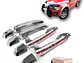 Kit 4 Cubre Manillas Cromados Mitsubishi L200 2007 - 2015  - Miniatura 4