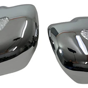 Cubre Espejos Luz Led Cromados Toyota Hilux Vigo 2012-16