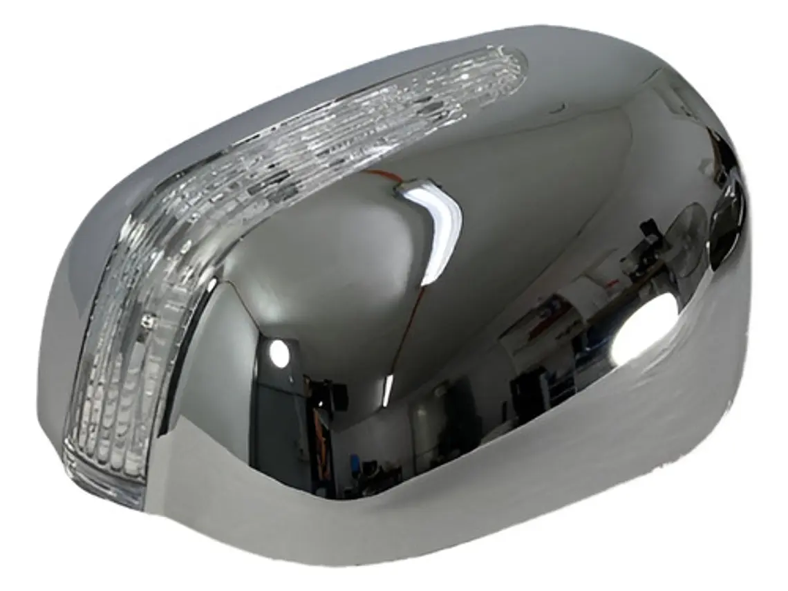 Cubre Espejos Luz Led Cromados Toyota Hilux Vigo 2012-16 2
