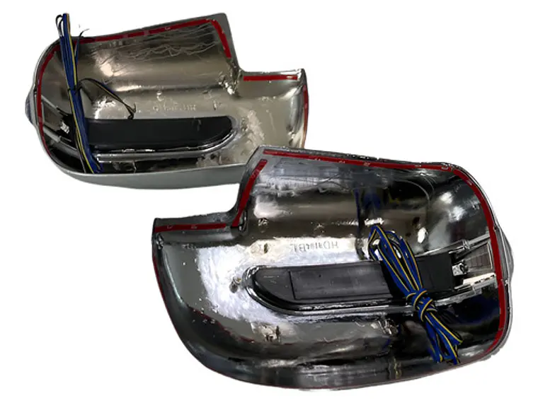 Cubre Espejos Luz Led Cromados Toyota Hilux Vigo 2012-16 3