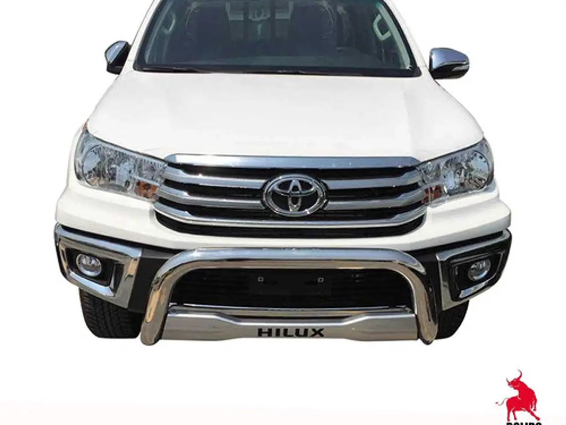 Defensa Frontal Acero Inoxidable Toyota Hilux Revo 2016-2022 1