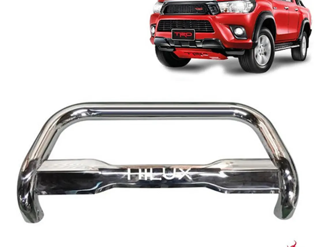 Defensa Frontal Acero Inoxidable Toyota Hilux Revo 2016-2022 3