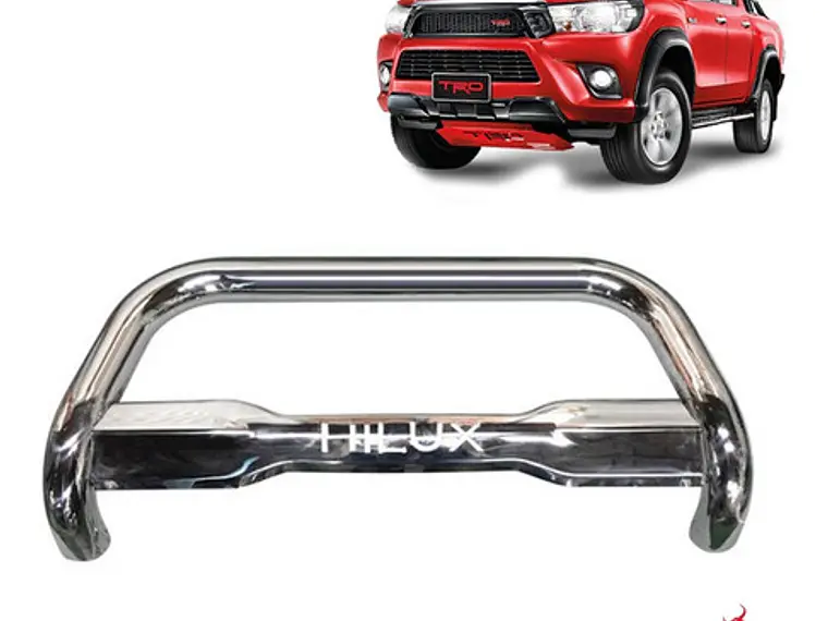 Defensa Frontal Acero Inoxidable Toyota Hilux Revo 2016-2022 3