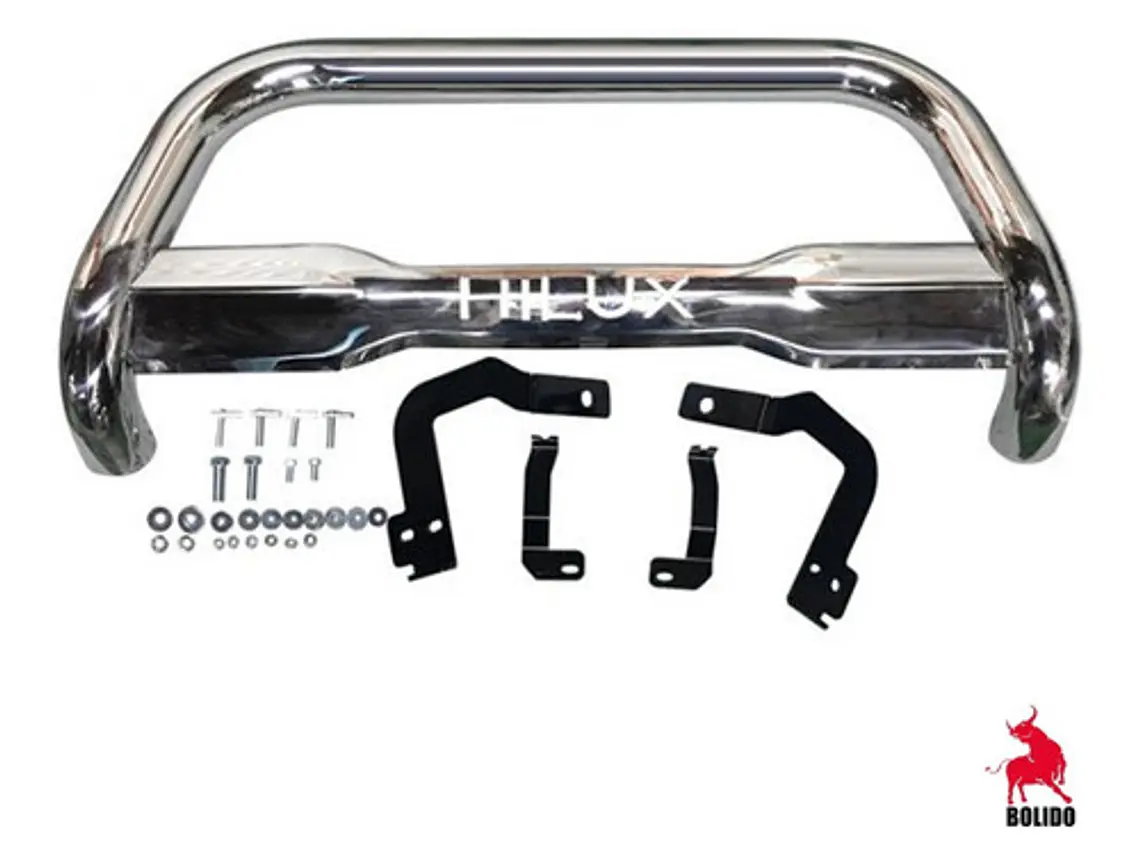 Defensa Frontal Acero Inoxidable Toyota Hilux Revo 2016-2022 4