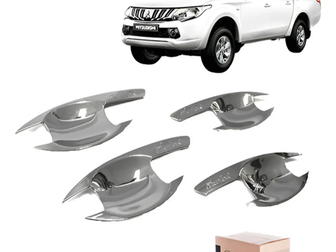 Set Fondo Manillas Cromadas Mitsubishi L200 2016 + Envgratis 1