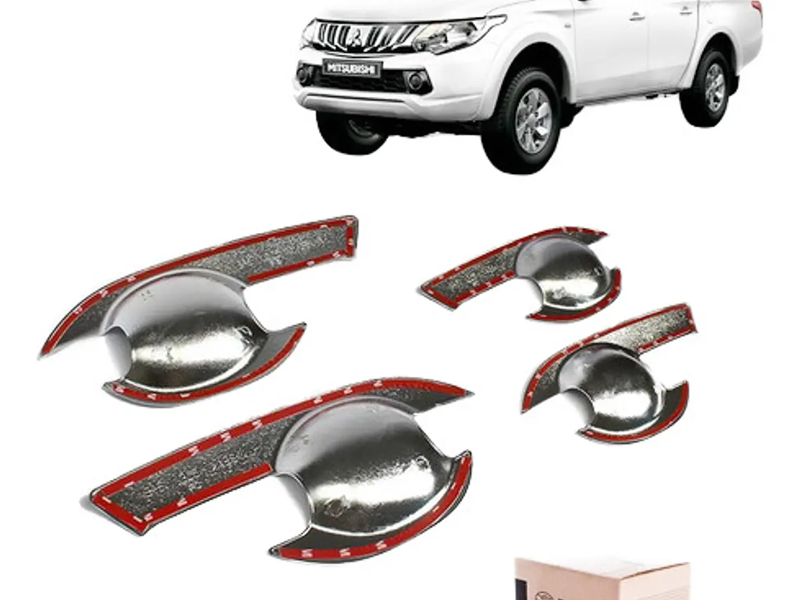 Set Fondo Manillas Cromadas Mitsubishi L200 2016 + Envgratis 2