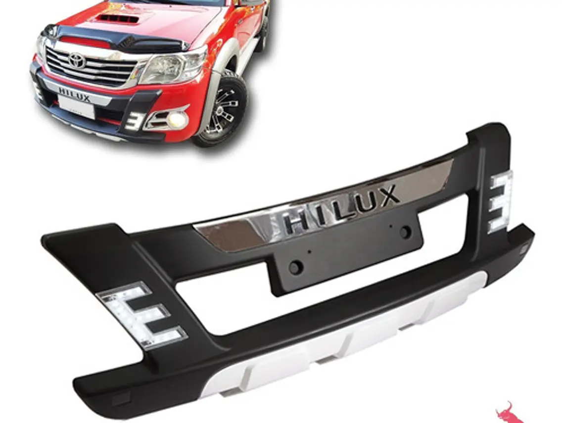 Defensa Bumper Extension Parachoque Led Toyota Hilux Vigo 1