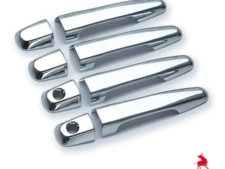 Set Bisel Cubre Manillas Cromadas Mitsubishi New L200 2016 + 2