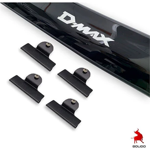 Deflector Capot Negro Con Logo Chevrolet Dmax  2005-2009