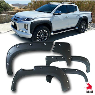 Extensiones Tapabarro Militar  Mitsubishi New L200