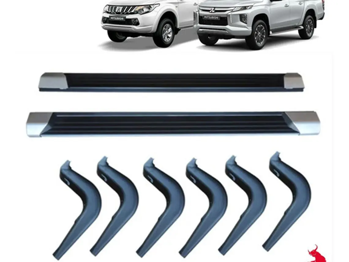 Pisaderas Aluminio Modelo Original Mitsubishi L200 2016-2022 4