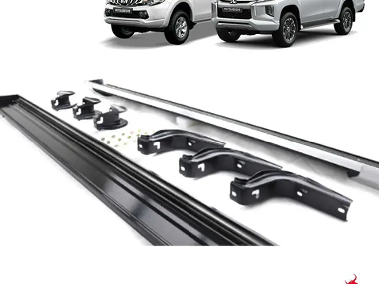 Pisaderas Aluminio Modelo Original Mitsubishi L200 2016-2022 5