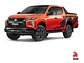 Pisaderas Aluminio Modelo Original Mitsubishi L200 2016-2022 - Miniatura 6