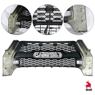 Mascara Rejilla  Led Toyota Hilux Rocco Con Logo  2022