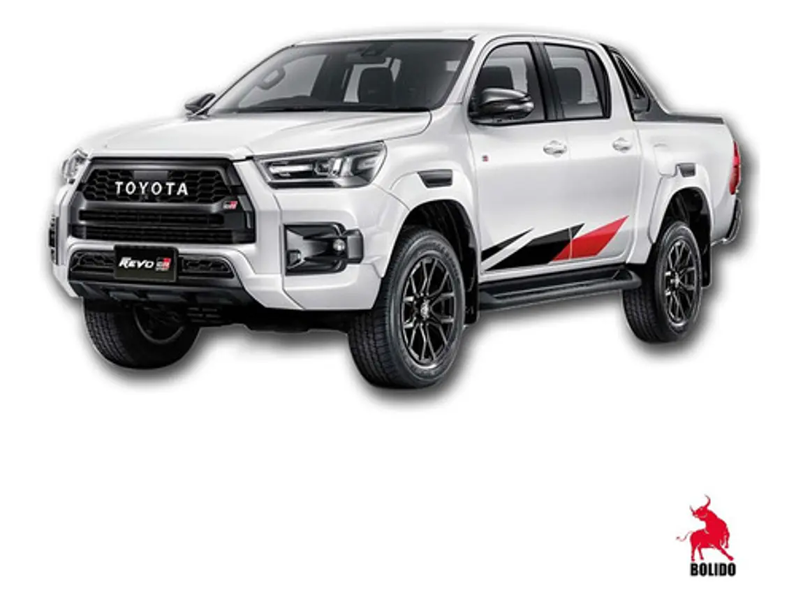 Mascara Rejilla  Led Toyota Hilux Rocco Con Logo  2022 5