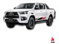 Mascara Rejilla  Led Toyota Hilux Rocco Con Logo  2022 - Miniatura 5
