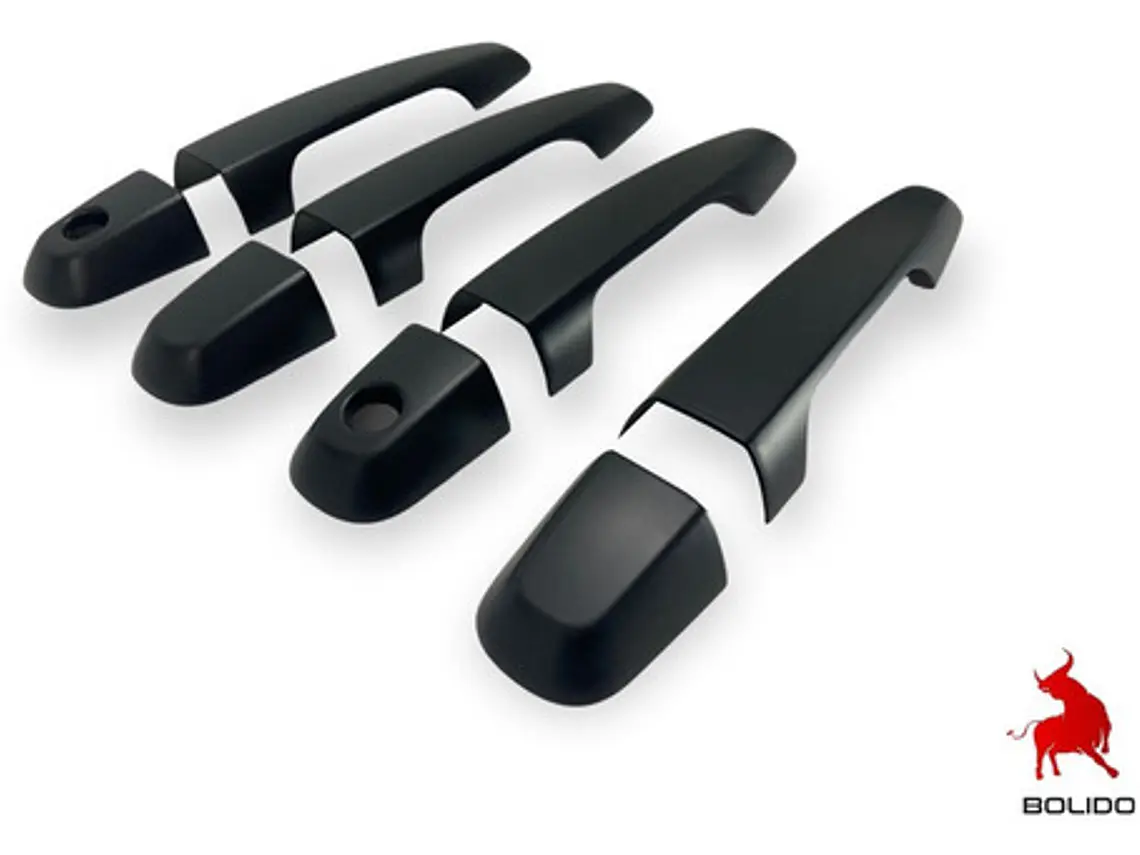 Set Cubre Manillas Negras Mitsubishi L200 2016+ Envío Gratis 1