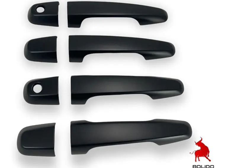 Set Cubre Manillas Negras Mitsubishi L200 2016+ Envío Gratis 2