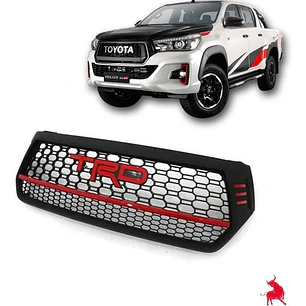 Mascara Rejilla Toyota New Hilux Rocco Logo Trd 2019 - 2021