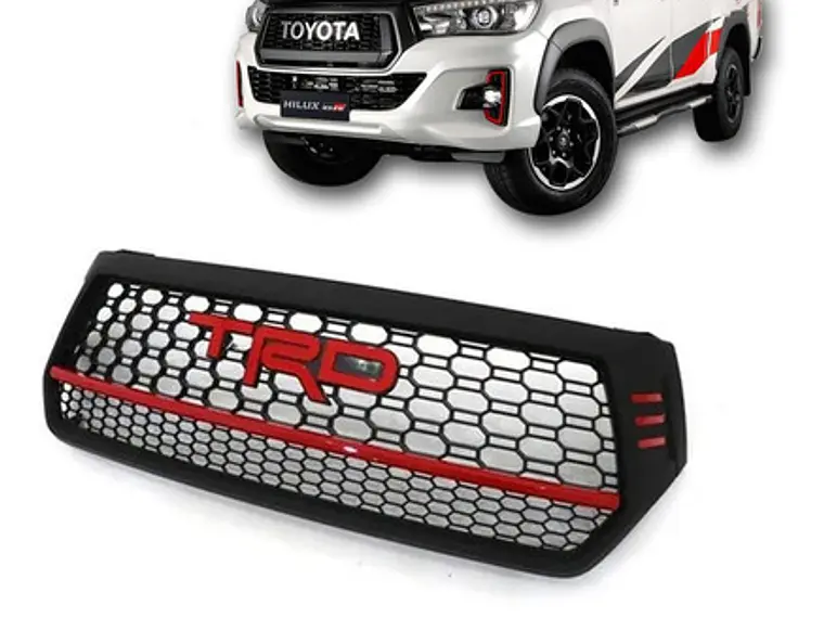 Mascara Rejilla Toyota New Hilux Rocco Logo Trd 2019 - 2021 1