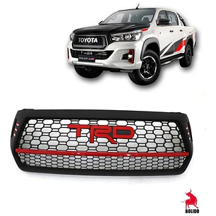 Mascara Rejilla Toyota New Hilux Rocco Logo Trd 2019 - 2021