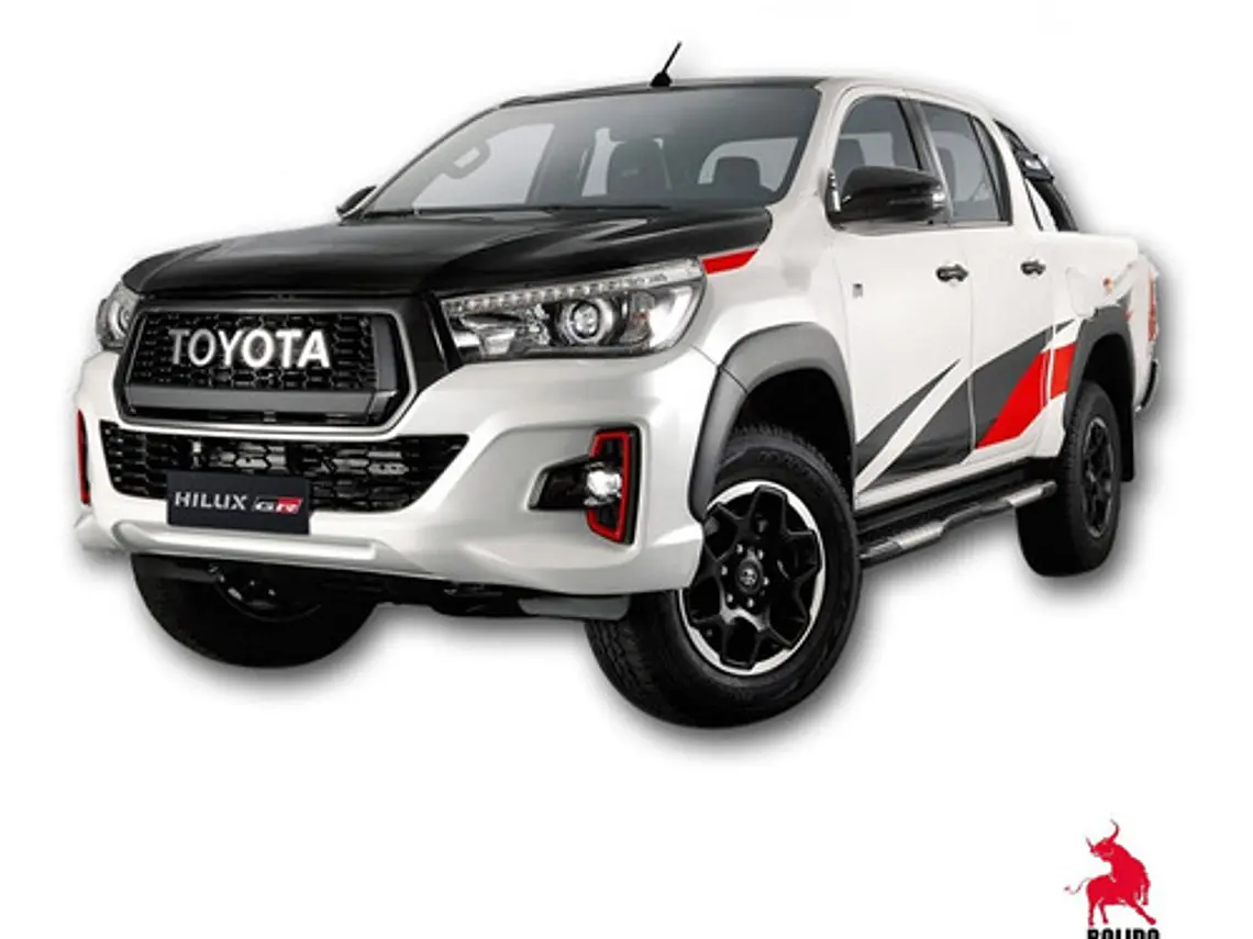 Mascara Rejilla Toyota New Hilux Rocco Logo Trd 2019 - 2021 6