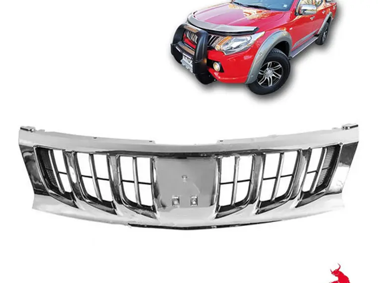 Mascara Rejilla Cromada Mitsubishi New L200 2016 - 2019 1