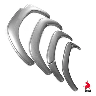 Fangueras Extension Tapabarro Grises Toyota Hilux Revo 2016+